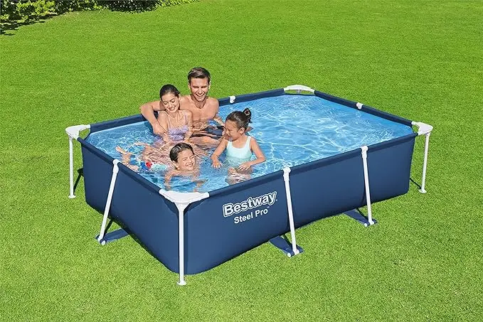 BESTWAY Piscina Desmontable Tubular Infantil Steel Pro 259x170x61cm Azul