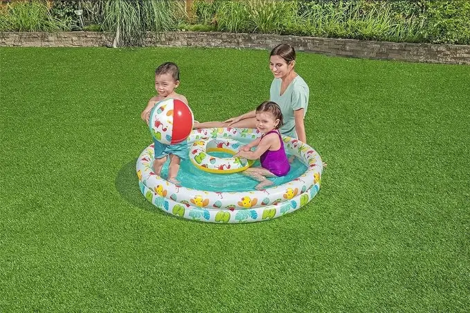BESTWAY Piscina Hinchable Infantil O122 cm Redondo multicolor