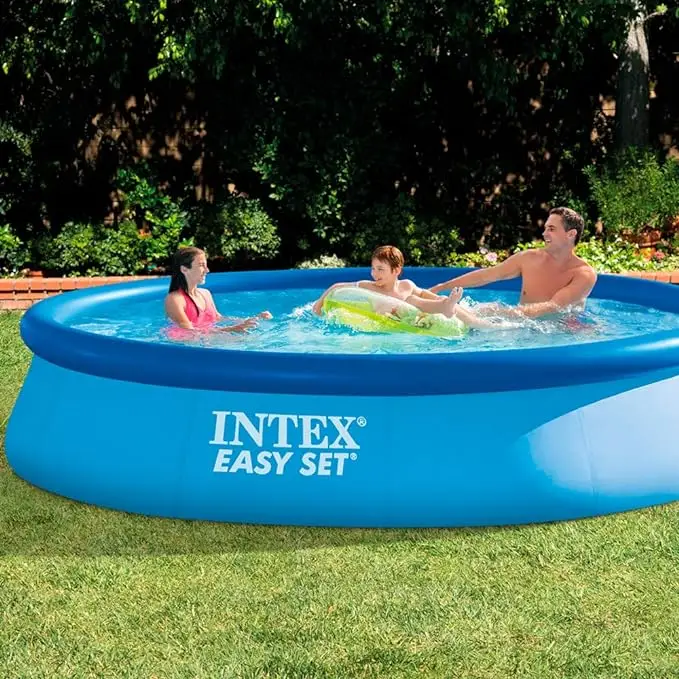Intex 28142NP Piscina Hinchable con depuradora 7.290 litros 396 x 84 cm 56022 Cobertor Piscina Hinchable Easy Set 396 cm