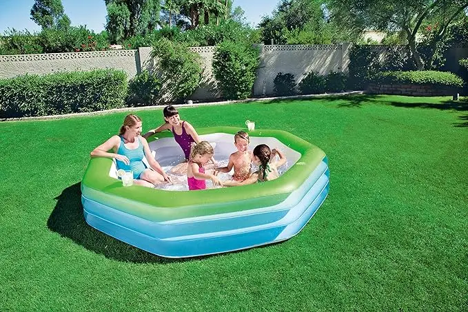 Piscina Hinchable Infantil Bestway Deluxe Octagon Family 250x250x51 cm