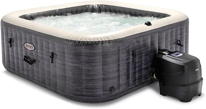 intex 55090 spa hinchable exterior e interior para 4 personas medidas 175x175cm capacidad 795 litros temperatura del agua 10 40 spa inflable banera